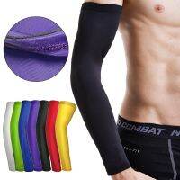 【CW】 Outdoor riding arm sleeve warmer long running sunscreen cool sports cuff warm arms basketball breathable armguards