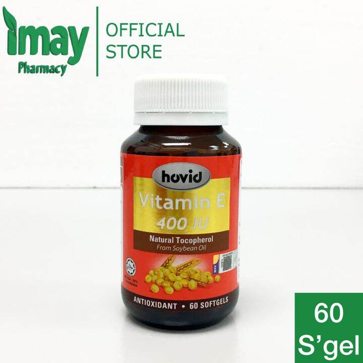 HOVID VITAMIN E 400 IU 60 SOFTGEL Lazada