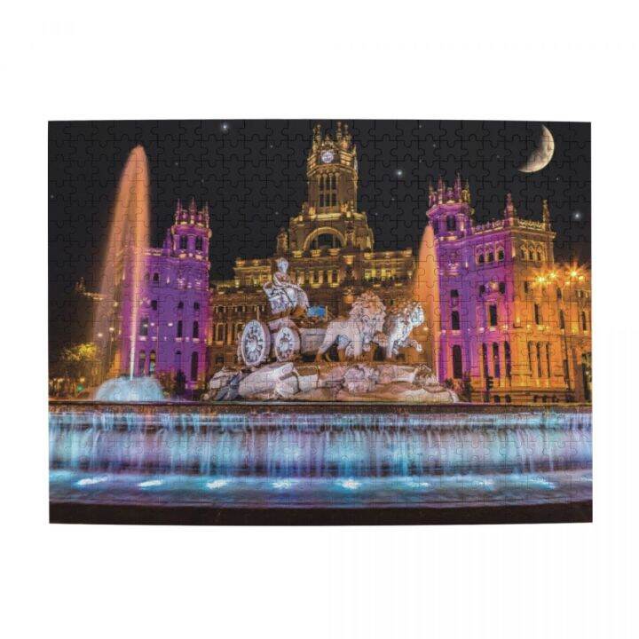 cibeles-fountain-madrid-espa-a-wooden-jigsaw-puzzle-500-pieces-educational-toy-painting-art-decor-decompression-toys-500pcs