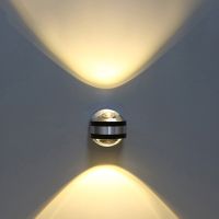 Indoor Led wall lamp Up Down 6W Aluminum wall sconce 110V 220V Living room Bedroom lighting fixtures Modern decorate wall lights