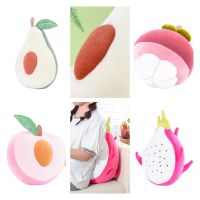 Toy Fruit Plush Peaches Soft Pp Cotton Home Decoration Cartoon Cushion Pillow