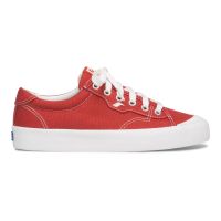 s06l5u Keds รุ่น Crew Kick 75 Canvas รองเท้าผ้าใบ ผู้หญิง สี RED - WF61177