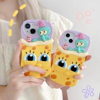 ?ส่งจากไทยใน24ชม?เคสไอโฟน 14 13 12 Pro Max เคส for เคสไอโฟน11 น่ารัก TPU วัสดุซิลิโคนอ่อน การป้องกันการตก Case