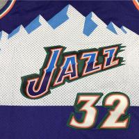 Retro classic 32 Utah jazz Malone jersey basketball shorts suits embroidery mens and womens sports vest