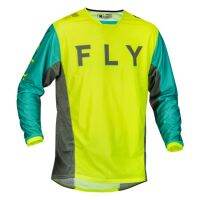 เสื้อเจอร์ซีย์นักปั่นแขนยาวมีรูระบายอากาศจักรยานเสือภูเขาตาข่ายจลน์ Fly Racing สำหรับผู้ชาย