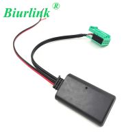 Biurlink 12pin รถ Aux ในเครื่องรับสัญญาณเสียงโมดูลบลูทูธสายเคเบิลอะแดปเตอร์สำหรับเมอร์ซิเดสเบน Slk Sl Clc 2008 Comand Ntg ระบบ2.5