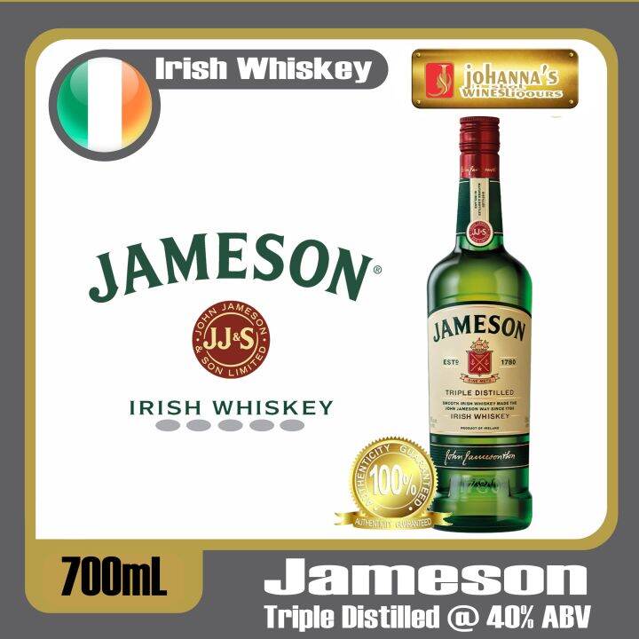 Jameson Irish Whiskey 700ml Lazada Ph