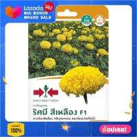 เมล็ดพันธุ์ดาวเรือง F1 รัศมี สีเหลือง เมล็ดพันธุ์ผัก ผัก ราคาถูก พร้อมปลูก Seed farm garden