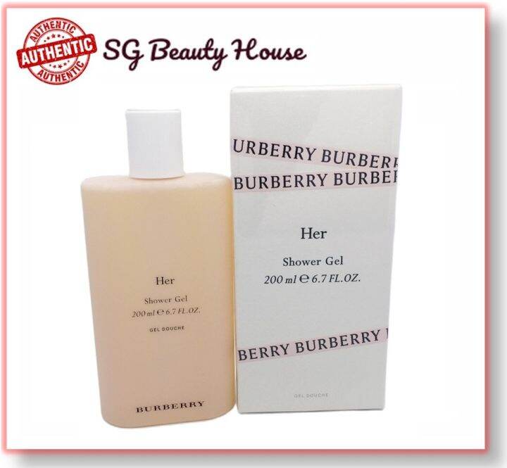 BURBERRY HER SHOWER GEL 200ML Lazada Singapore