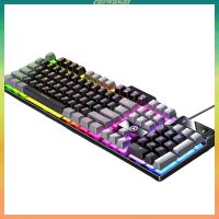 ~ Mechanical Gaming Keyboard USB RGB Backlit for PC Game Office