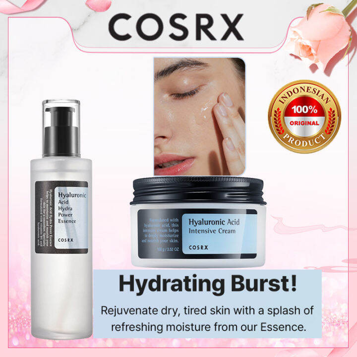 COSRX Hyaluronic Acid Hydra Power Essence 100ml /Intensive Cream 100ml For Dry Skin Daily