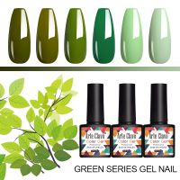 Arte Clavo 8ml green series gel nail Hybrid Vernis Semi Permanent UV polish Soak Off nail art Manicure Gel Varnishes Lak Primer