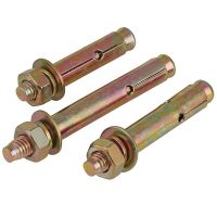 № Hex Head Expansion Screw M6-M20 Expansion Concrete Sleeve Anchor Bolt Carbon Steel Color Zinc Plated