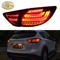 【528 Oiozkhjue ร้อน】♈ไฟท้ายไฟท้ายรถ LED สำหรับ CX5 CX-5 Mazda 2013 2014 2015 2016ไฟวิ่งด้านหลังรถสัญญาณไฟเปิดไฟเบรค