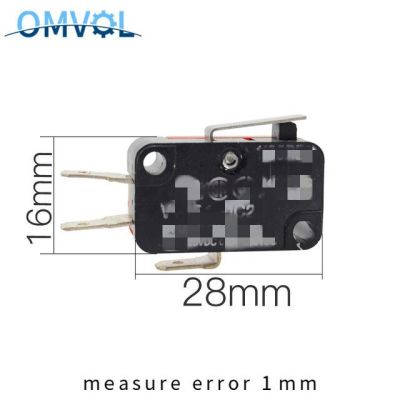 2ชิ้นสวิตช์ไมโครจำกัดพร้อมโรลเลอร์คันโยก V-15 V-151 V-152 V-153 V-154 V-156-1c25 V-155