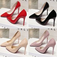 [COD] high-heeled shoes bed sexy and stars spring autumn super all-match nude womens single