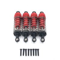 8Pcs Metal Damper for 124019 124018 144001 RC Car Spare Parts Upgrade Accessories,Red