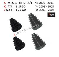 *** SET ***  ยางกันฝุ่นเพลาขับ ยางหุ้มเพลา ครบชุด ซีวิค CIVIC FD 1.8 A/T ปี 06-11 /ซิตี้ CITY - แจ๊ส JAZZ GD ปี 03 - 08