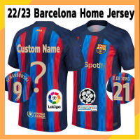 Ready Stock FCB Jersey 22/23 Home Jersi Custom Name Men Soccer Jersey Shirts 2022 2023 FCB Man Football Jersey