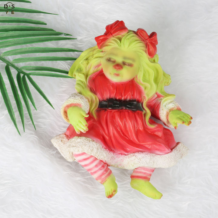 dsye-ตุ๊กตาทารกเกิดใหม่-grinch-ของเล่นที่เหมือนจริงตุ๊กตาการ์ตูนคริสต์มาสจำลอง