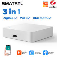 SMATRUL Smart Tuya ZigBee หลายโหมด,เกตเวย์บลูทูธเครือข่ายไร้สายฮับควบคุมสำหรับชีวิตอัจฉริยะ Alexa Google Home