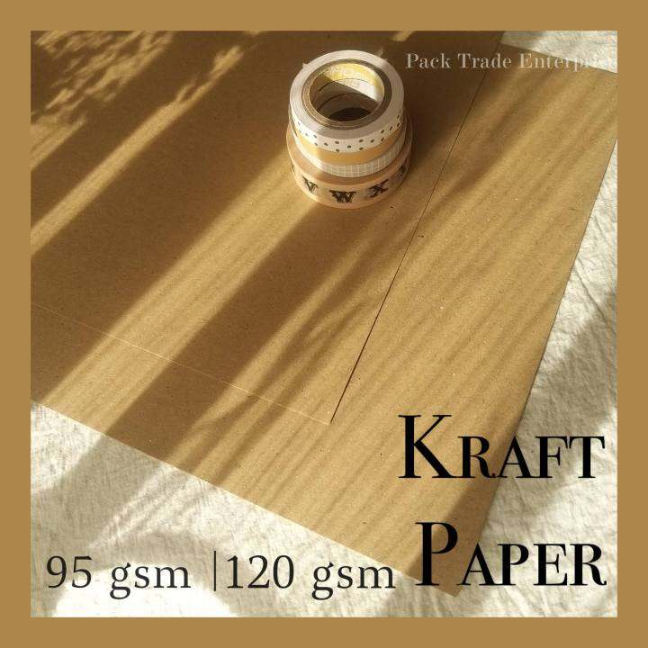 50 / 100 PCS A4 A3 BROWN KRAFT PAPER / CRAFT PAPER / LINER BROWN
