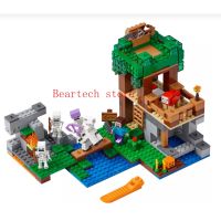 BELA 10989 Skeleton Arena Building รองรับ Minecraft 21146 My World Toy