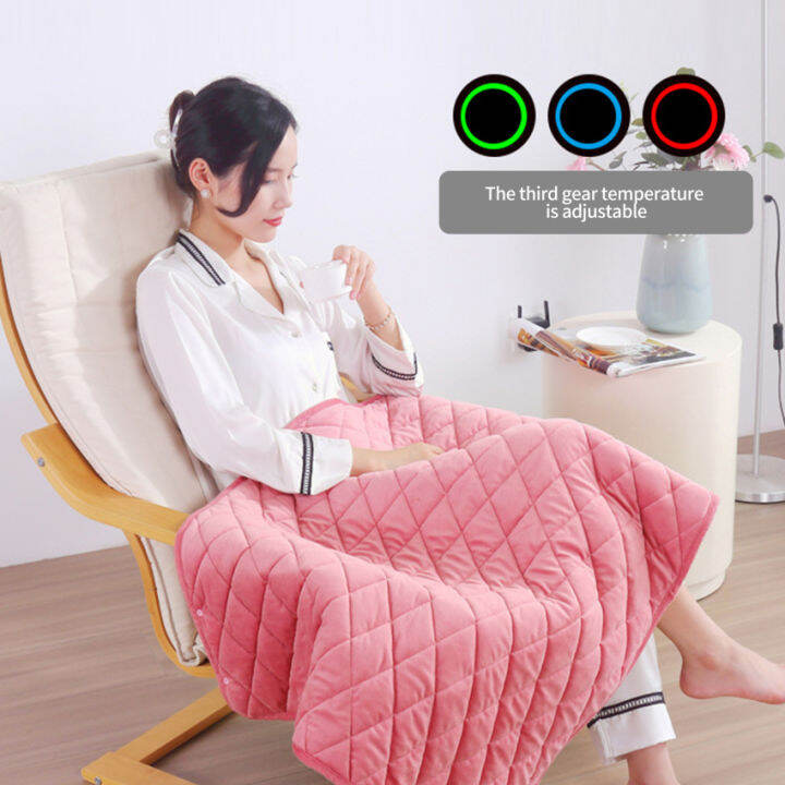 5V USB Large Electric Blanket Powered By Winter Bed Warmer USB Heated Blanket Body Heater Lazada