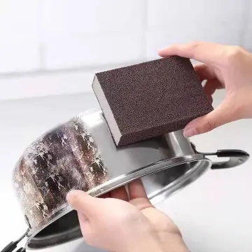 5/1pcs Black Magic Sponge Nano Emery Rust Remover Dish Brush Pot