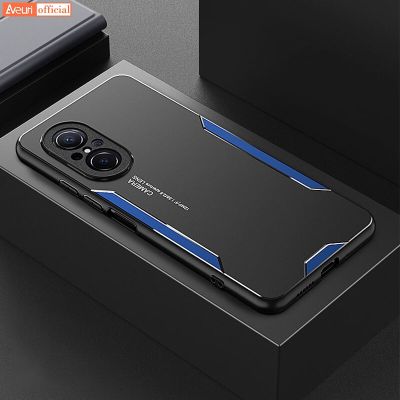 กล่องโลหะอะลูมิเนียมแฟชั่นที่สร้างสรรค์สำหรับ Honor 50 Lite 60 SE Magic 3 4 Pro เคสโทรศัพท์เคลือบหรูสำหรับ Huawei Nova 9 SE 7 8 Pro 7i 8i Y60