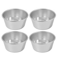 【hot】 Cups Baking Cup Molds Pans Mold Tart Egg Moulds Pudding Tins Round Mousse Aluminum Pan Holder Tin