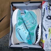 New ✅Original ΝΙΚΕ Kyri- 7 Mint Green Fashion Basketball Shoes Comfortable Trendy Sports Shoes （Free Shipping）