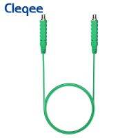 Cleqee 1ชิ้นสายตัวทดสอบแม่เหล็ก Hvac 30V 5a แรงดันต่ำจัมเปอร์แม่เหล็ก20awg สายซิลิโคน1เมตร-T10005.4สีเขียว