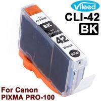 1 PC CLI-42 หมึกสีดำสำหรับ Canon ตลับหมึกพิมพ์ 42 BK CLI42 เปลี่ยนอิงค์เจ็ทสำหรับ Canon PIXMA PRO-100 PRO100 เครื่องพิมพ์สี