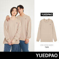 Yuedpao No.1 เสื้อยืดSignature Longsleeve Summer ผ้าหนาทรงสวย ยับยากรีดง่าย รับประกันไม่ย้วย 2 ปี สี  Tan