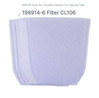 Makita Accessories part no. 198914-6 Filter for model. CL106 อะไหล่แผ่นกรองฝุ่น ดักฝุ่น ยี่ห้อ มากีต้า จากตัวแทนจำหน่ายอย่างเป็นทางการ