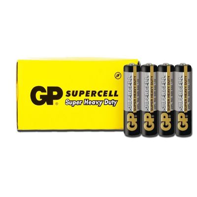 ถ่าน Gp supercell AAA สีดำ 1.5V เหมาะใช้รีโมท และอื่นๆ