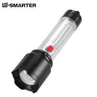 Laser 5050 Wick Rechargeable Zoom Flashlight with Side Light LED Charging Bank Function Long-range Outdoor Lighting Torch