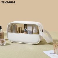 The new transparent waterproof makeup bag for women toiletry bags out portable large capacity to receive bag web celebrity bath