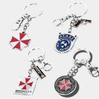 【CW】 Residents Evils Keychain Umbrella Keyring Corporation брелок Accessories Chain Necklace Neck Pendants Collier