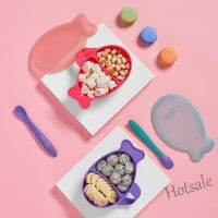 【hot sale】 ™☒ C01 Bc Babycare Kids Feeding Bowl Set Baby Plate With Spoon Fork