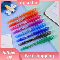 RUPANBO039392692 8PCS 0.5มม. ปากกาเจล ที่จับแบบถือ หลากสี ปากกาลบได้ ของใหม่ พลาสติกทำจากพลาสติก ปากกาถูออก โรงเรียนในโรงเรียน