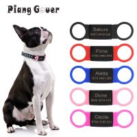 ✻ Personalized Engrave ID Name Accessories Silicone Cat Dog Tag Custom Nameplate Puppy Black Collar Tags Pet Supplies