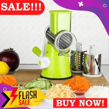 5drum Blade Rotary Grater Nut Grinder Cheese Vegetable Fruit Slicer, Free  Shipping