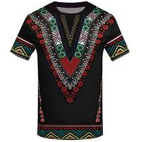 Mens Round Neck TShirt 3D Print Original design Ethnic African A few Clothing Summer New Hot Sale T-shirt