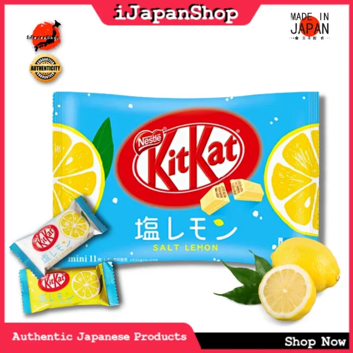 Kitkat Japan Chocolate Salt Lemon 11 Pieces 5/2023 Expiry Date Lazada PH