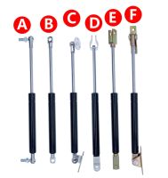 ：”{》： 18*8 Rod Gas Spring Folding Hinge 50N-500N/5Kg-50Kg Force Lift Support Hole Center Distance 420Mm Stroke Distance 170Mm