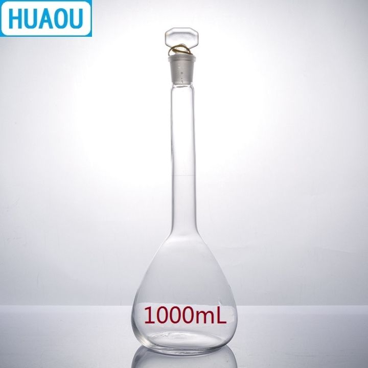hot-on-sale-bkd8umn-huaou-แก้วขวดปริมาตรระดับ1000มล-มีหนึ่งเครื่องหมายจบการศึกษาและ-sper-แก้วอุปกรณ์ทางห้องปฏิบัติการทางเคมี