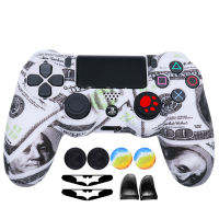 [Shipg ฟรี] ซิลิโคนอ่อนนุ่มสำหรับ PS4ควบคุมผิวอุปกรณ์ Gamepad จอยสติ๊กกรณีเกม Accessorries สำหรับ PS4ควบคุมผิว gift