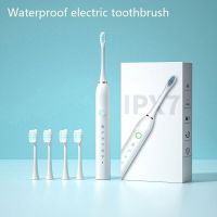 HOKDS Ultrasonic Sonic Electric Toothbrush Rechargeable Toothbrush Washable Whitening Home Toothbrush Adult Timed Brush Multiple Modes